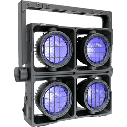 ROXX CLUSTER B4 FC
4x 300w RGBA+WW LEDs
C-Lok Mounting, IP65, 100-240v, black
*does not include omega bracket st