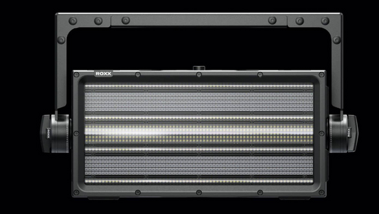 ROXX Cluster S2
680x RGB LEDs (Wash), 612x CW(7000k) LEDs (Strobe)
C-Lok Mounting, IP65, 100-240v, black
*does not include omega bracket st