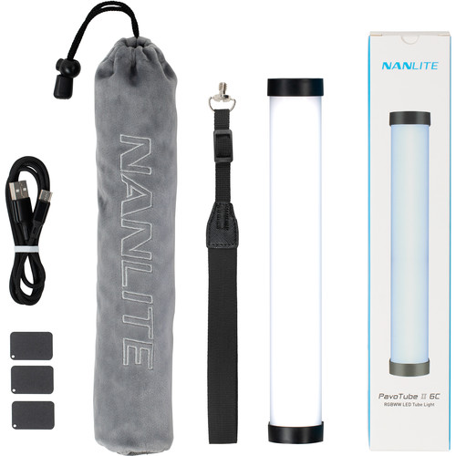 Nanlite PavoTube 6C 10in 6w RGBWW LED Tube with Internal Battery