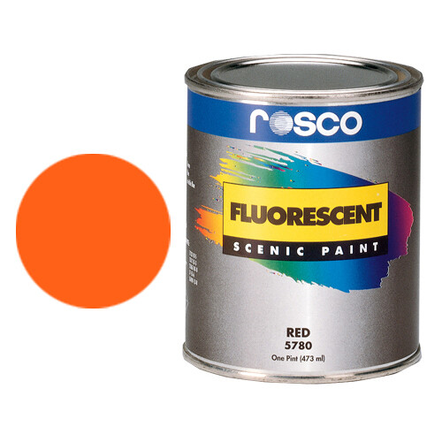 Rosco - ROS-5781 - Fluorescent Paint (Orange, Matte, 1 Gallon)
