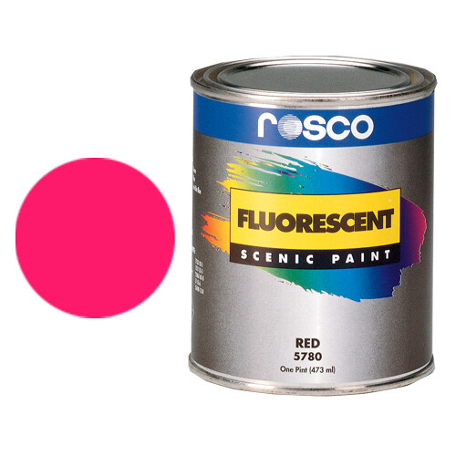 Rosco - ROS-5786- Fluorescent Paint (Pink, Matte, 1 Gallon)