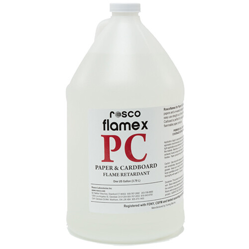Rosco - 150079PC0128 - Flamex Paper and Cardboard Flame Retardant