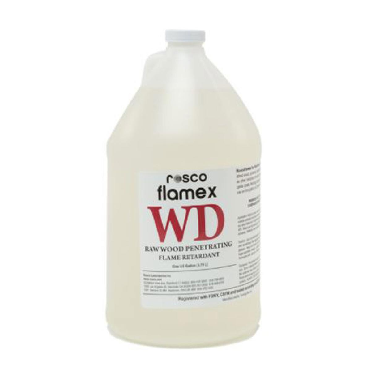 Rosco - 150079WD0640 - Flamex WD Flame Retardant for Raw Wood, 5 Gallon (18.95 Liters)
