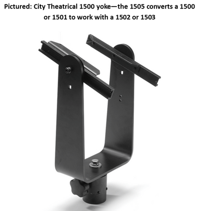 City Theatrical-RETROFIT KIT TO CONVERT 1500 OR 1501 TO 1502 OR 1503 LED-1505
