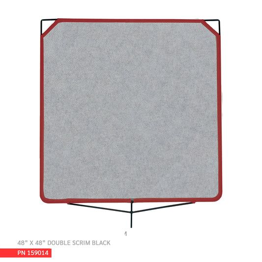 Matthews - 159014 - 48" x 48" Double Scrim Black
