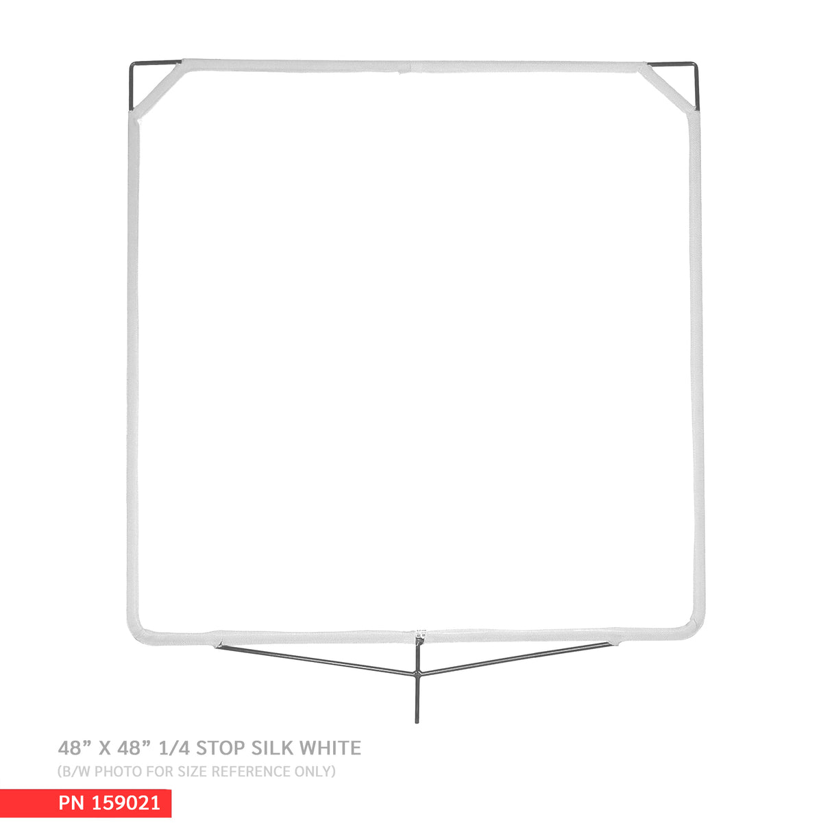 Matthews - 159021 - 48" x 48" 1/4 Stop Silk White