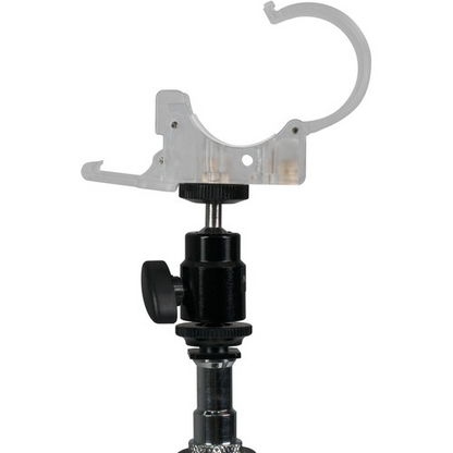 Nanlite Pavotube Transparent Polycarbonate Clip with Mini Ball Head