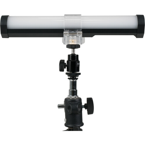 Nanlite Pavotube Transparent Polycarbonate Clip with Mini Ball Head