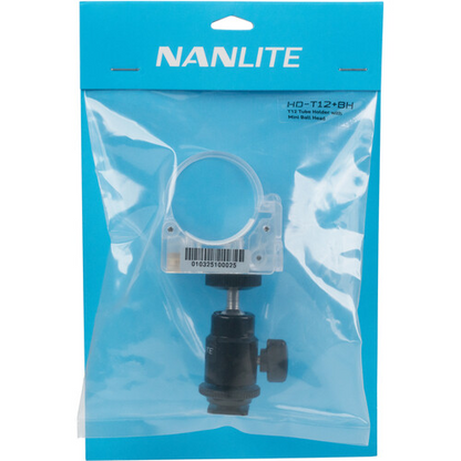 Nanlite Pavotube Transparent Polycarbonate Clip with Mini Ball Head