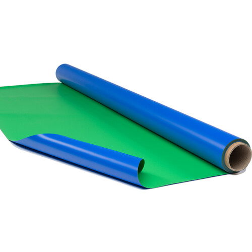 Rosco - 300587267900 - Reversible Blue/Green Chroma Floor (6.6 x 131')