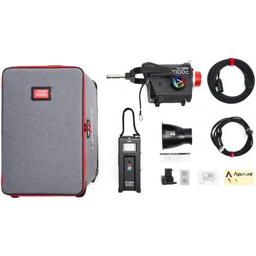 Aputure -AP20337A20- STORM 1000c BLAIR-CG LED Monolight with Wide Reflector