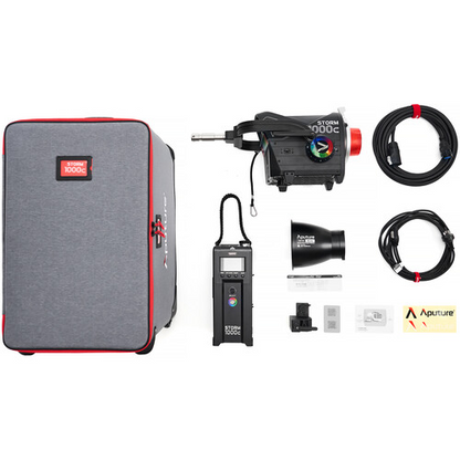 Aputure -AP20337A20- STORM 1000c BLAIR-CG LED Monolight with Wide Reflector