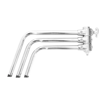 Godox C-Stand with Arm, Grip Head & Removable Turtle Base (8.8', Silver)