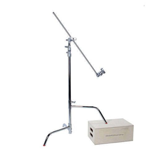 Matthews - 339567 - Hollywood Pro 40" C-Stand w/Sliding Leg, Low Profile Base, Includes Grip Head & Arm