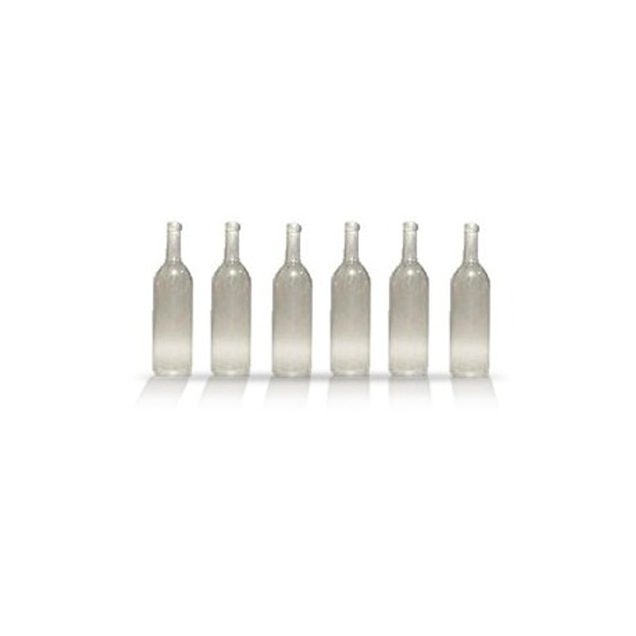 City Theatrical-RED WINE BOTTLE, CLEAR (11 1/4” HIGH)-3940