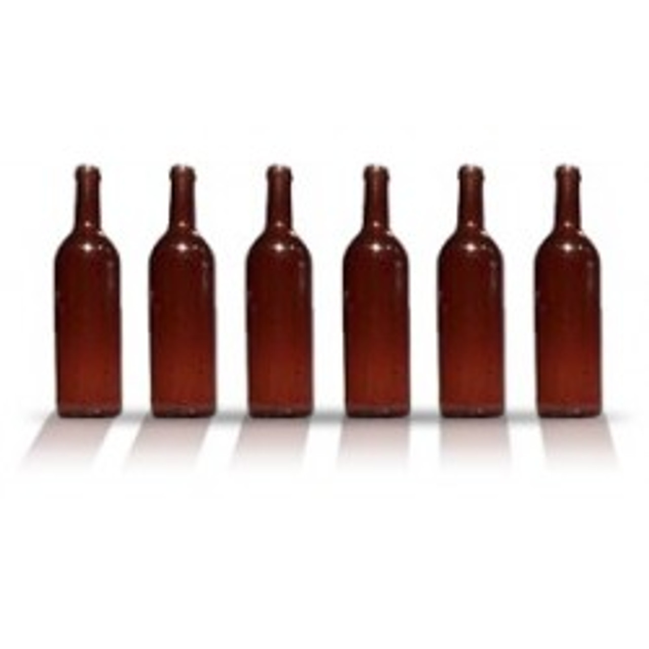 City Theatrical-RED WINE BOTTLE, CLEAR (11 1/4” HIGH)-3940
