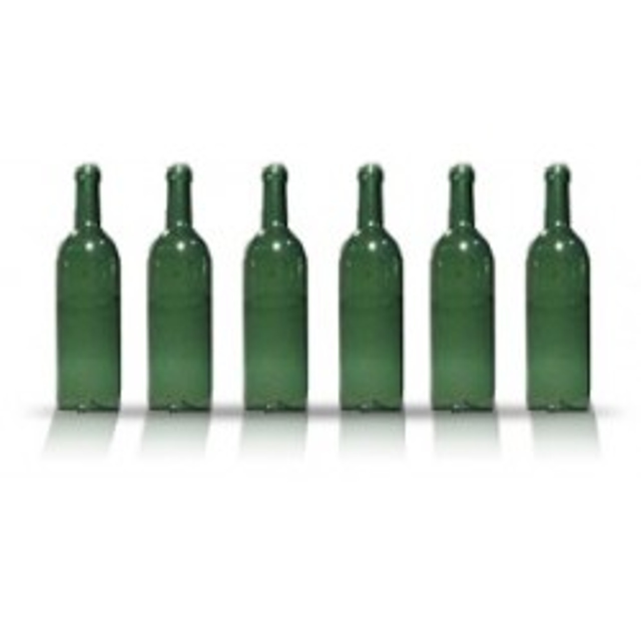 City Theatrical-RED WINE BOTTLE, CLEAR (11 1/4” HIGH)-3940