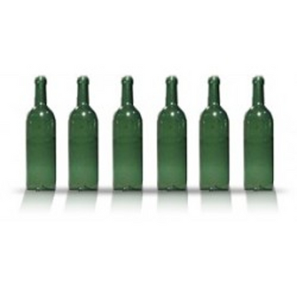 City Theatrical-RED WINE BOTTLE, CLEAR (11 1/4” HIGH)-3940
