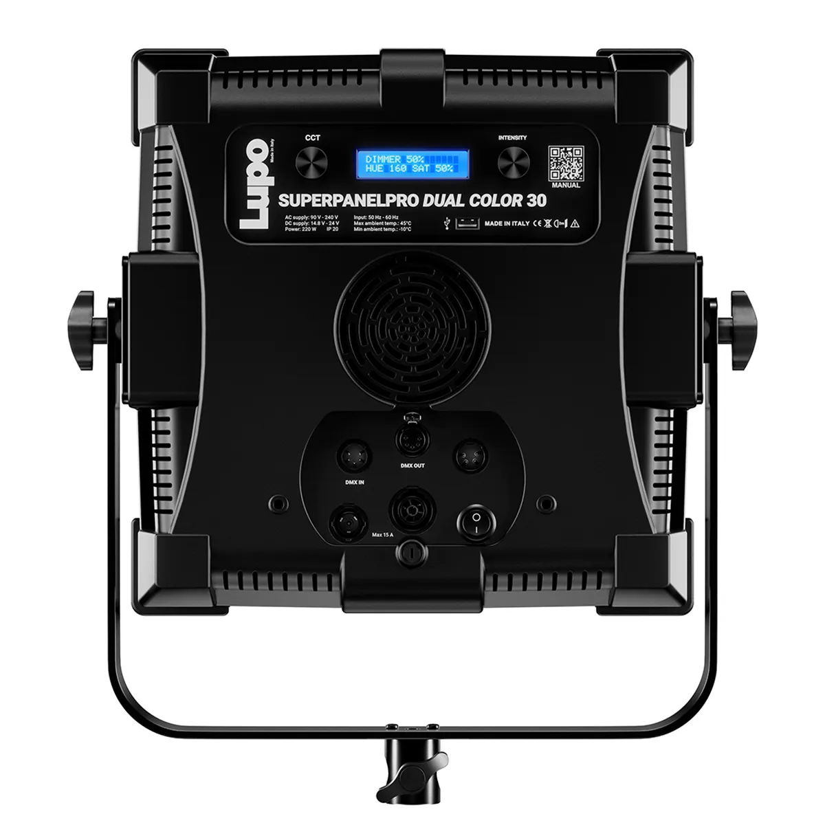 Lupo SuperpanelPRO Dual Color 30 220W 1x1 LED Light Panel Hard Standard
