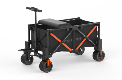 ZILR ZIPR 4WD Electric KIT Cart | All-Terrain Motorized Production Cart for Film & Camera Crews