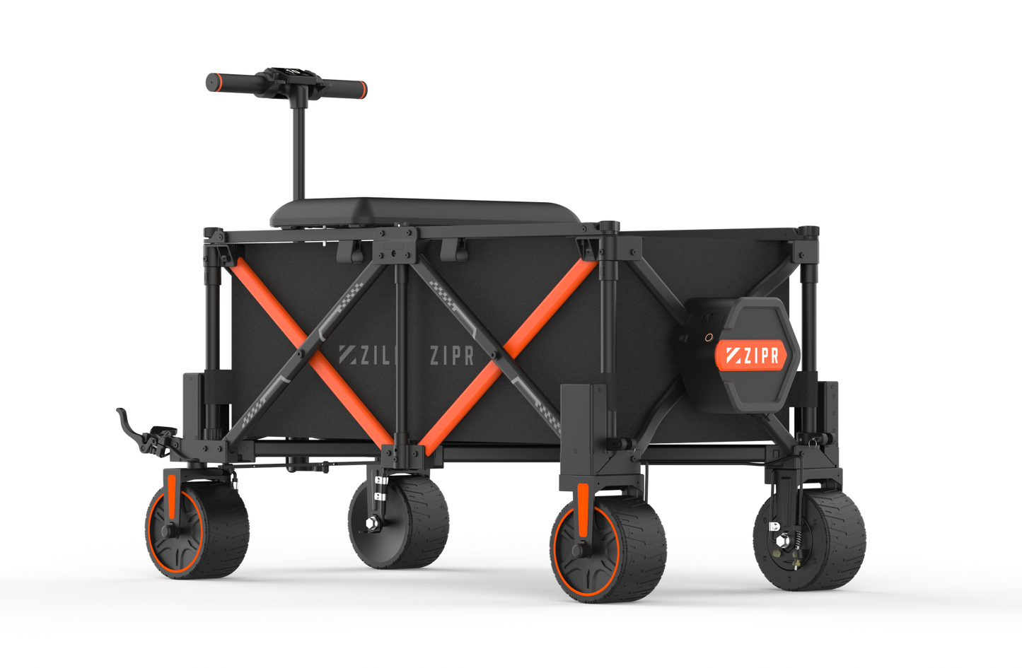 ZILR ZIPR 4WD Electric KIT Cart | All-Terrain Motorized Production Cart for Film & Camera Crews
