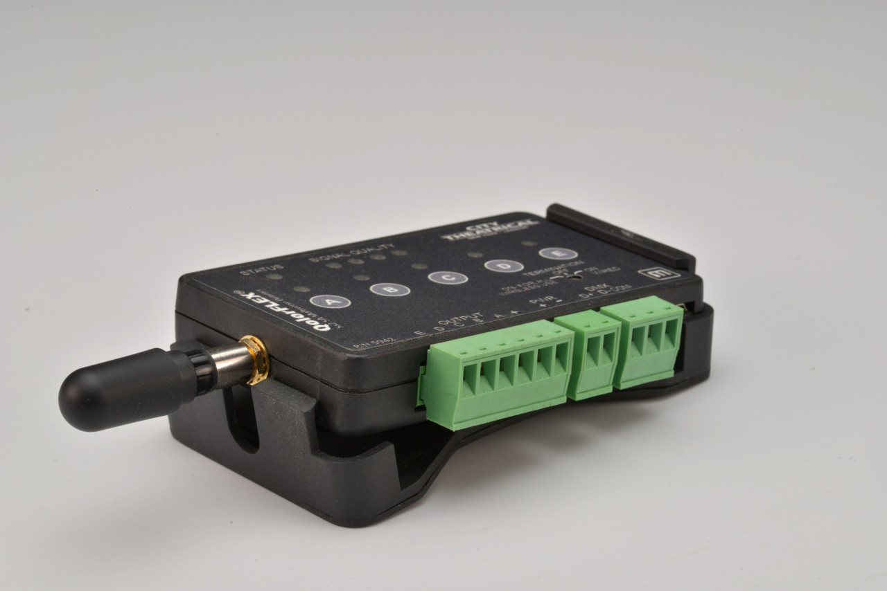 City Theatrical-QolorFLEX 5x2.5A 900MHz/2.4GHz Multiverse Dimmer-5942