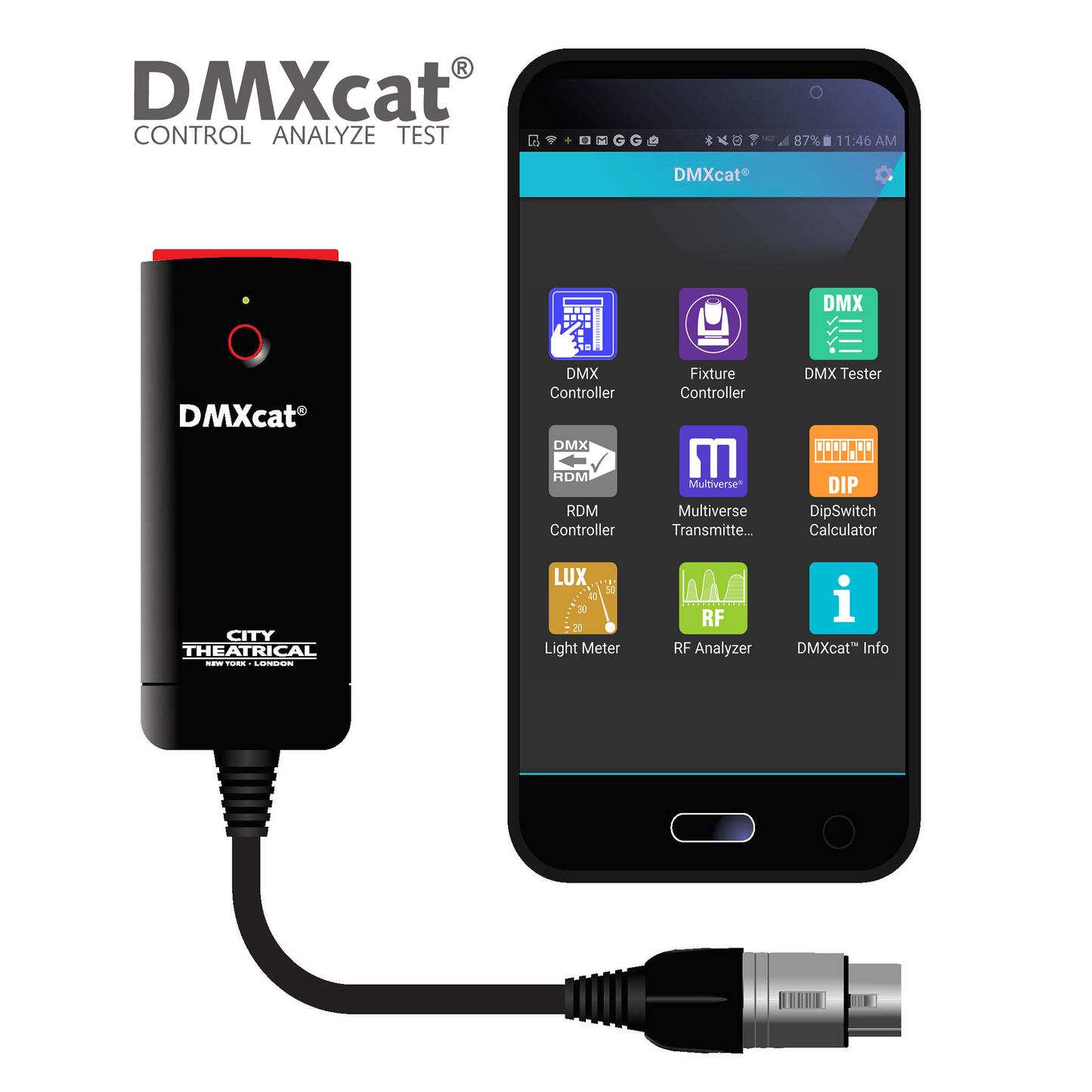 City Theatrical-DMXcat®          1-11 pieces-6000