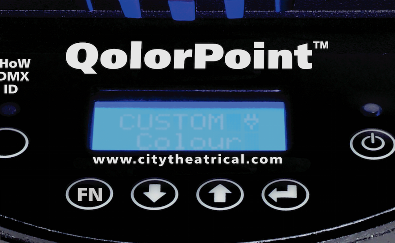 City Theatrical-QOLORPOINT™ WIRELESS LED UPLIGHTER, 6 UNITS &amp; CHARGING CASE-7010
