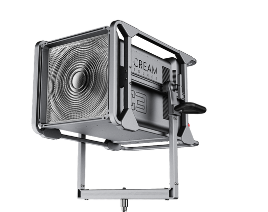 Creamsource C3 full-colour LED Fresnel with integrated cage and yoke