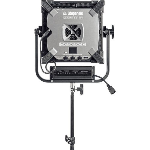 Litepanels 945-1311 - Gemini 1x1 Soft RGBWW LED Panel (Pole-Operated Yoke, US Power Cable)