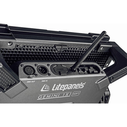 Litepanels 945-1311 - Gemini 1x1 Soft RGBWW LED Panel (Pole-Operated Yoke, US Power Cable)