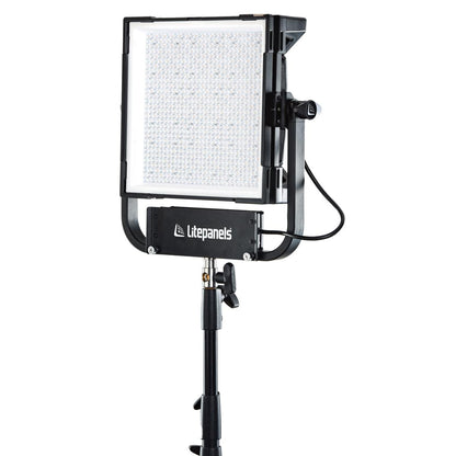 Litepanels 945-2311 - Gemini 1x1 Hard RGBWW LED Panel (Pole-Operated Yoke, US Power Cable)