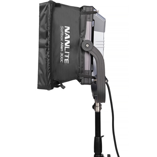 Nanlite Alien 300C RGBWW LED Panel with Softbox and Eggcrate