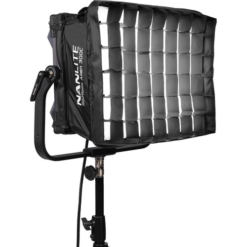 Nanlite Alien 300C RGBWW LED Panel with Softbox and Eggcrate