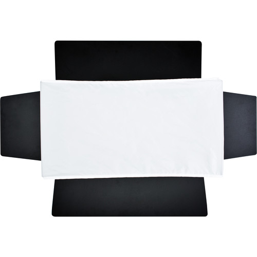 Aladdin * AMS-FL100BDSBX * BI-FLEX2, BIFABRIC2 Barn Door White Diffuser