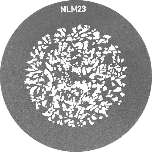 NANLUX - AS-GB-A-SET2 - NL Mount Projection Attachment GOBO Set #2 10 Gobo Patterns