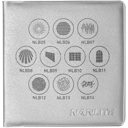 Nanlite BM Mount Projection Attachment GOBO Set 1 (10 pcs. in one set)