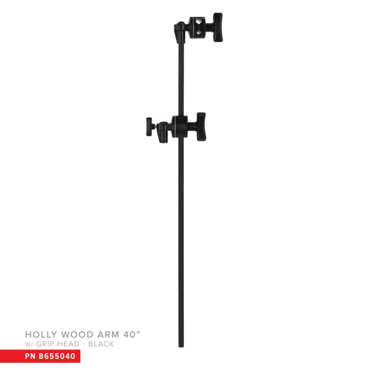 Matthews - B655040 - Hollywood Arms 40" Black with Grip Head