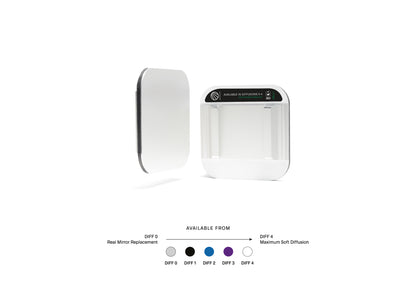 Lightbridge C0300002-02M 7x7 Diff 2 (Gen2) NO Sleeve – Touchproof CRLS Precision Lighting Reflector, Medium Spill-Light-Free Diffusion (Skylight-Inspired)