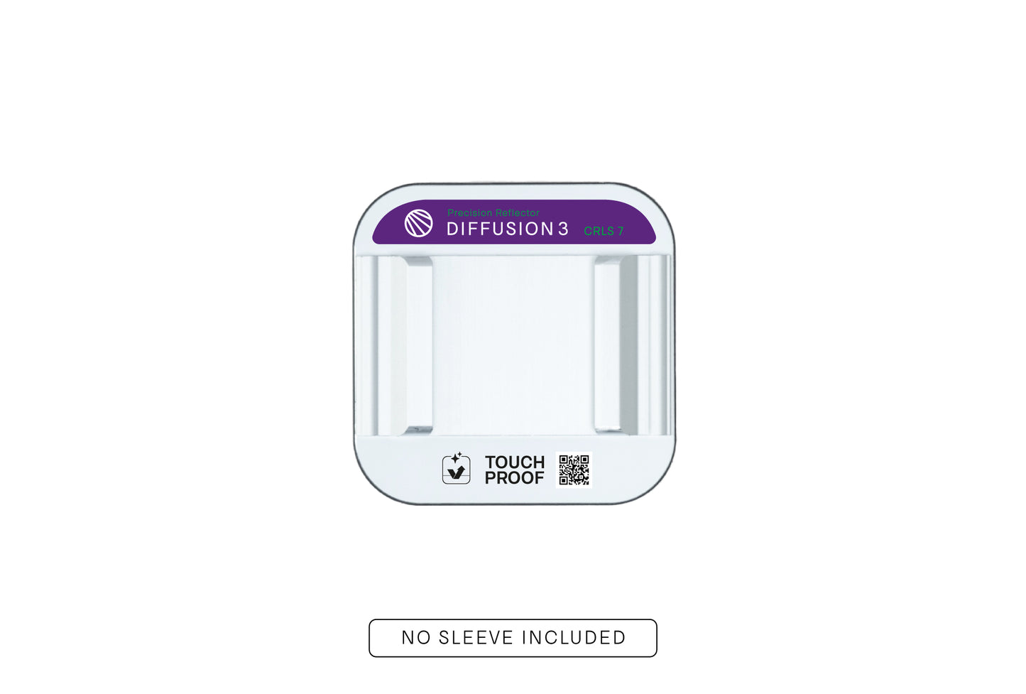 Lightbridge C0300003-02M 7x7 Diff 3 (Gen2) NO Sleeve – Touchproof CRLS Precision Lighting Reflector, Soft Spill-Light-Free Diffusion (Misty Day-Inspired)