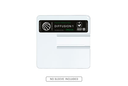 Lightbridge C0300009-02M 25x25 Diff 1 (Gen2) NO Sleeve – Touchproof CRLS Precision Lighting Reflector, Hard Spill-Light-Free Diffusion Reflector (Sunlight-Inspired)