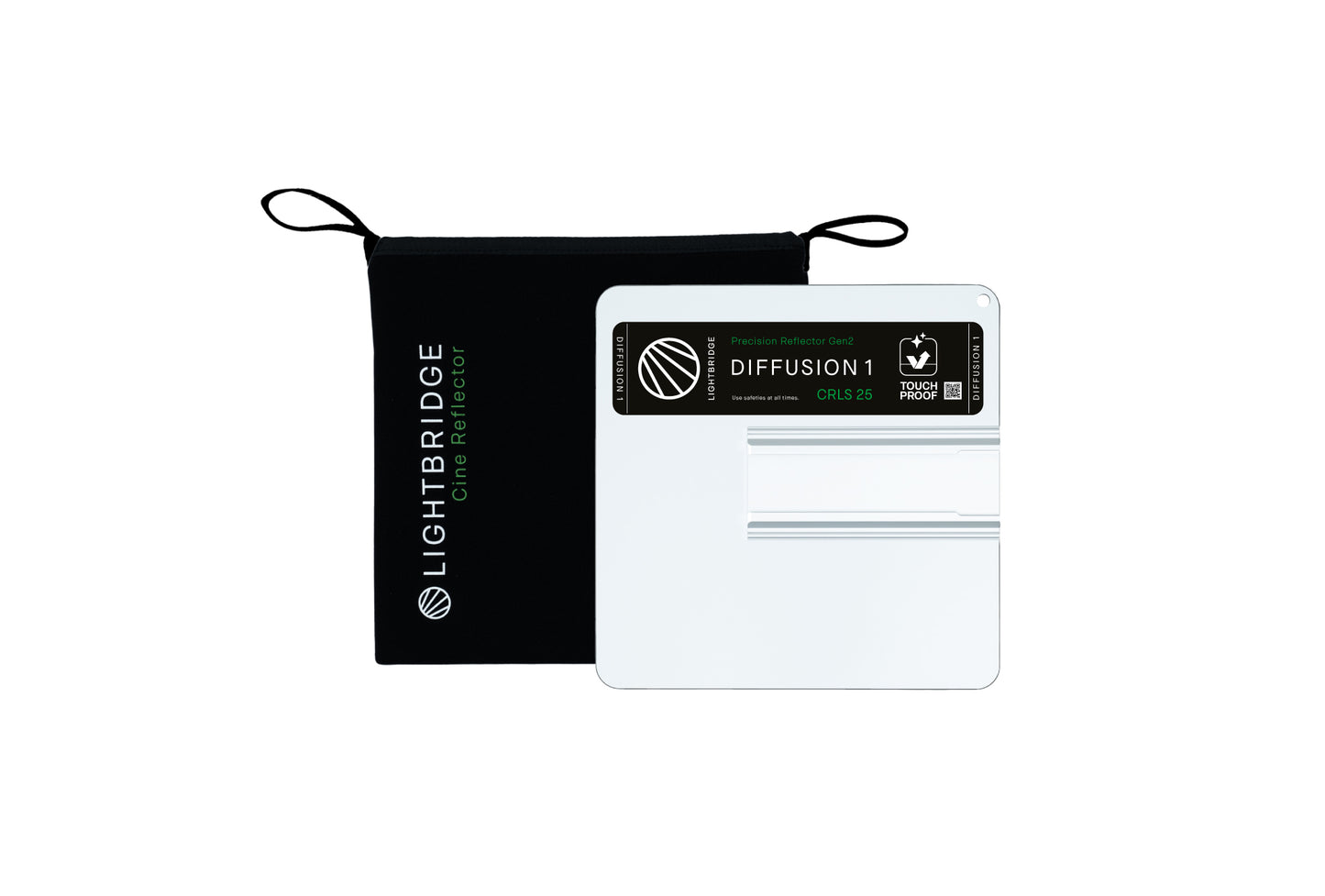 Lightbridge C0300009-02 25x25 Diff 1 (Gen2) with Sleeve – Touchproof CRLS Precision Lighting Reflector, Hard Spill-Light-Free Diffusion Reflector (Sunlight Inspired)