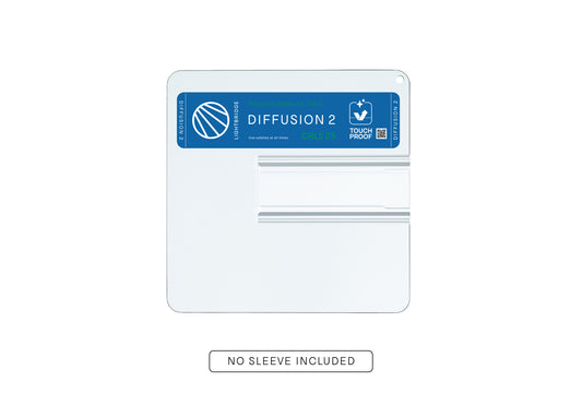 Lightbridge C0300010-02M 25x25 Diff 2 (Gen2) NO Sleeve – Touchproof CRLS Precision Lighting Reflector, Medium Spill-Light-Free Diffusion (Skylight-Inspired)