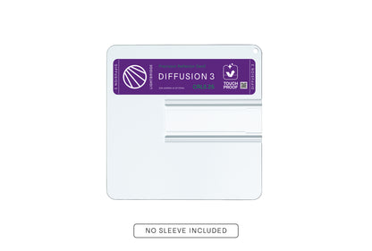 Lightbridge C0300011-02M 25x25 Diff 3 (Gen2) NO Sleeve – Touchproof CRLS Precision Lighting Reflector, Soft Spill-Light-Free Diffusion (Misty Day-Inspired)