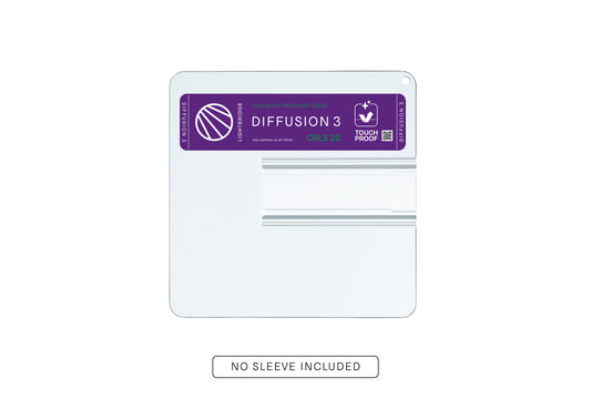 Lightbridge C0300011-02M 25x25 Diff 3 (Gen2) NO Sleeve – Touchproof CRLS Precision Lighting Reflector, Soft Spill-Light-Free Diffusion (Misty Day-Inspired)