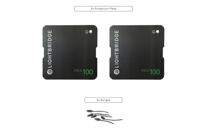 Lightbridge C0300126-02 C-100 Spare Protection Pads 2.0 - for additional On-Set Protection (with Bungees)