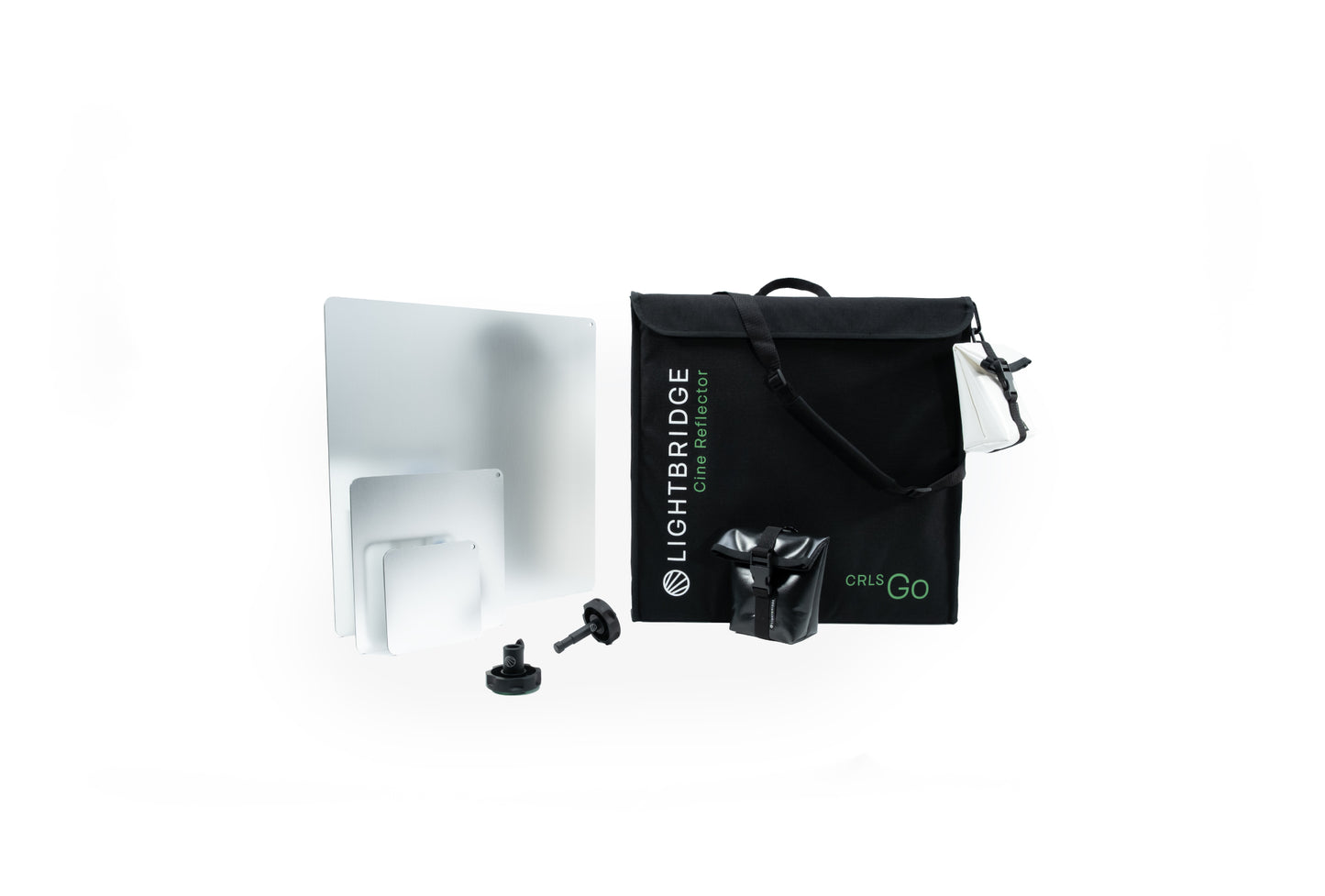 Lightbridge C0400015-03 C-Go (Gen2) – Portable Touchproof CRLS Precision Lighting Reflector Kit for On-the-Go Interview Lighting