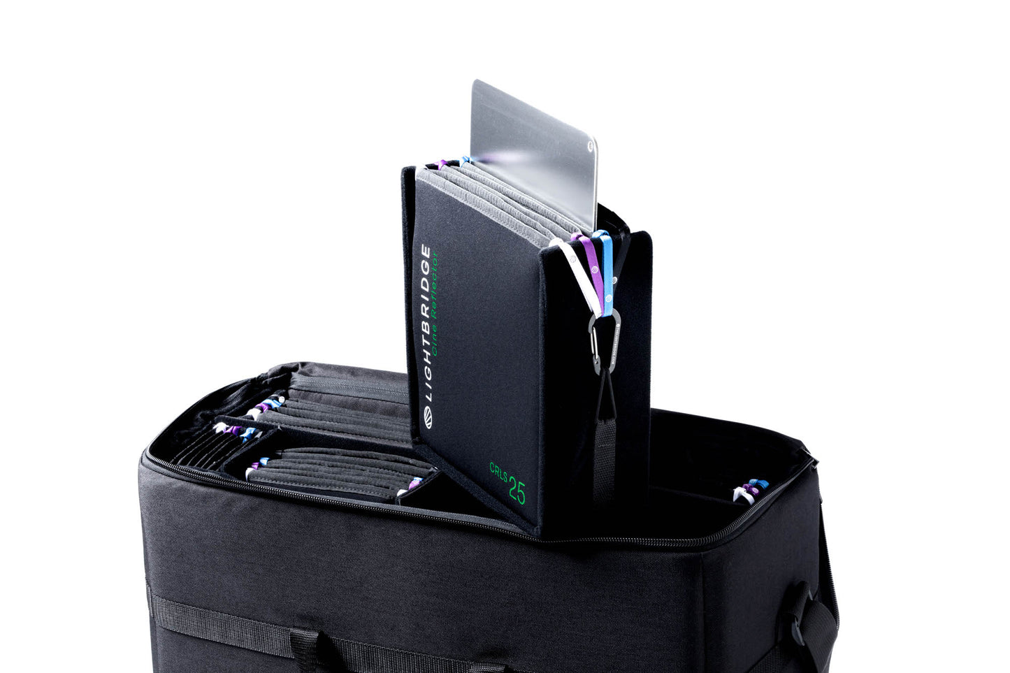 Lightbridge C0400030-02 C-Move+ (Gen2) – Versatile Touchproof CRLS Precision Lighting Reflector Kit in a Durable Shoulder Bag