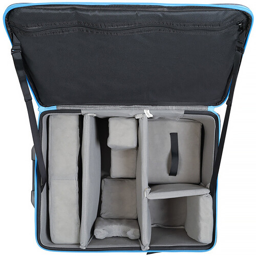 Nanlite Rolling Padded Case for Forza 300B II or 500B II and FL-20G Fresnel