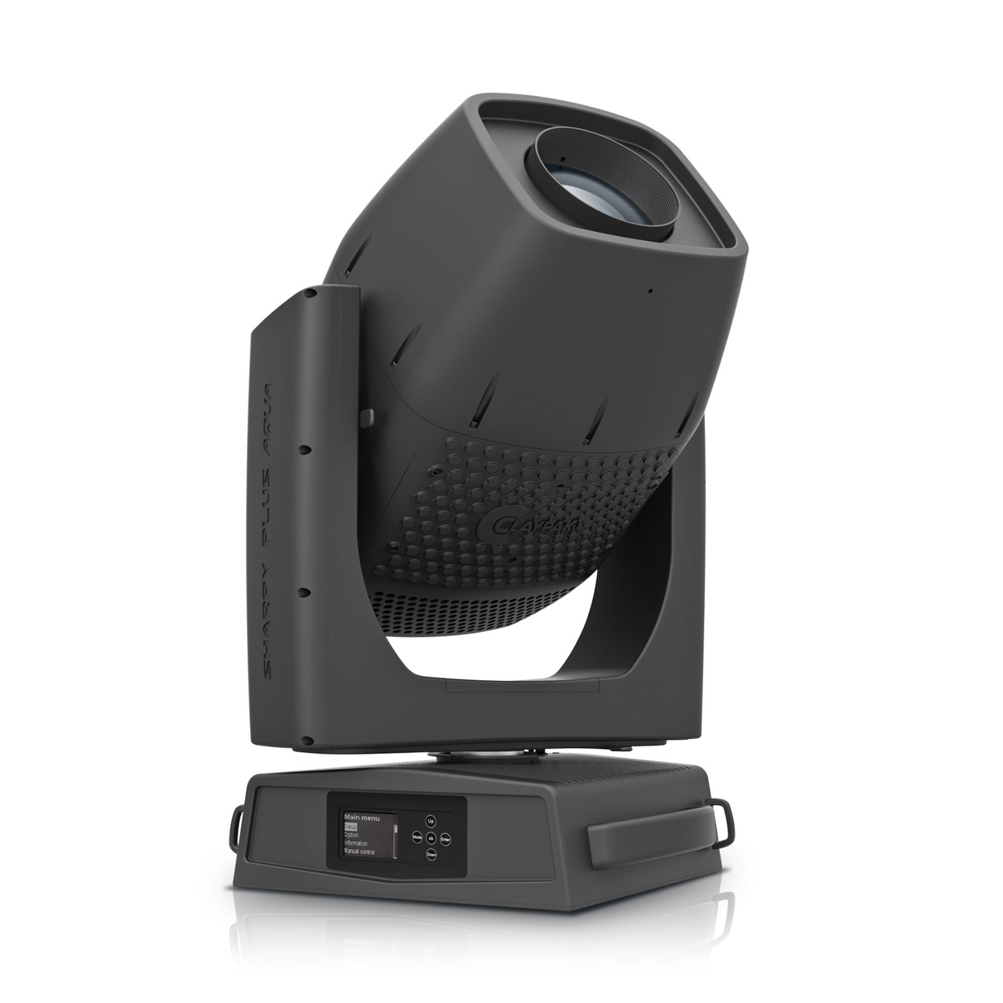 Claypaky Sharpy Plus Aqua:
330w Lamp, 8000k, 1500hrs
100-240V 50/60 Hz ETL IP66 *On Demand*